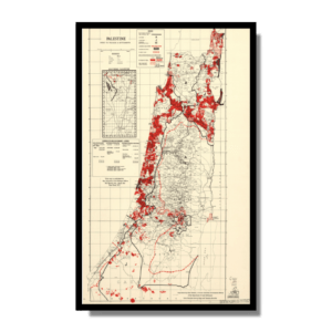 Map of Partition of Palestine 1949