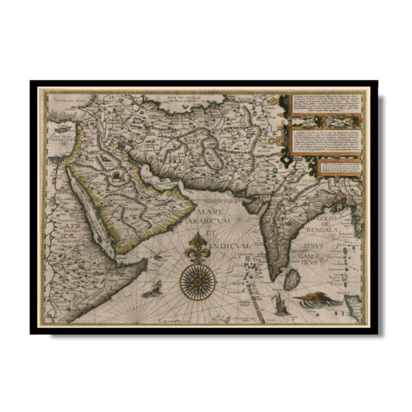 Map of Arabia Felix 1596