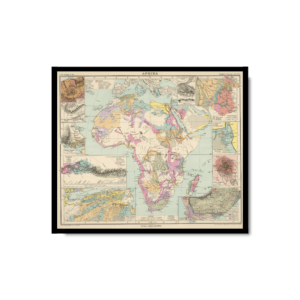 Map of Afrika 1892