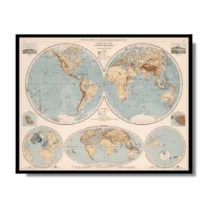 Eastern & Western Hemispheres 1905
