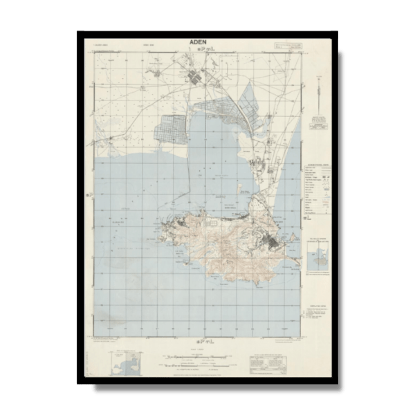 Map of Aden 1949