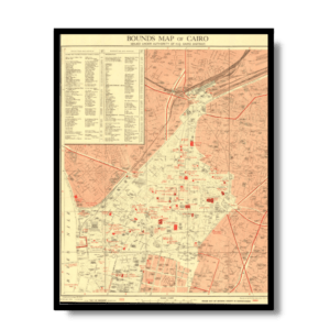 Bounds Map of Cairo 1946