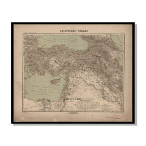 Map of Asian Turkey 1895