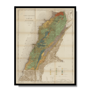 Map of Lebanon 1926