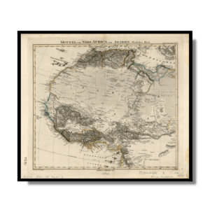 Map of Middle & North Africa 1830