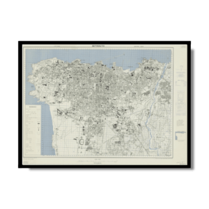 Map of Beyrouth 1961