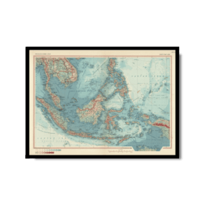 Map of South-East Asia – Pergamon World Atlas 1967