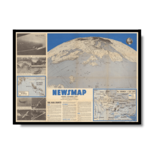 Map of Newsmap of World War II
