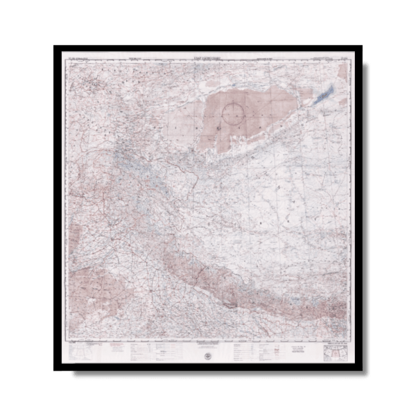Map of Himalayas 1951