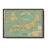 Map of Tourist Map of Japan 1950